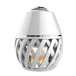 Συσκευή αρωματοθεραπείας Aroma Diffuser Artpad U-20 με φωτισμό led και ατμοσφαιρική φλόγα