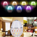 Συσκευή αρωματοθεραπείας Aroma Diffuser Artpad U-20 με φωτισμό led και ατμοσφαιρική φλόγα