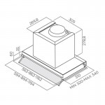 Elica Box Ιn Plus IXGL/A/60 Μηχανισμός Απορρόφησης