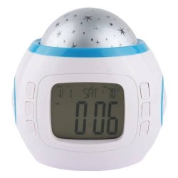 Μουσικό Ρολόι με Προτζέκτορα - Θερμόμετρο Χώρου και Ημερολόγιο UI-1038