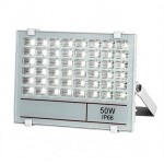 LED SLIM Προβολέας SMD Λευκό Γυαλί 50W Αδιάβροχος IP 66, 4500 Lumens