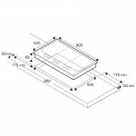 Bertazzoni PM36 3 0G X 90cm Μικτές Εστίες 3 Τύπων