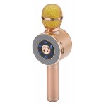 Wster  WS-668 Ασύρματο bluetooth μικρόφωνο με ενσωματωμένο ηχείο, karaoke και disco light led