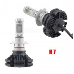 LED Headlight x3 6000 Lumens 50w H7 Zes Σετ 2 τεμαχιων