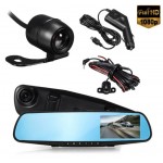 DVR Καθρέφτης Αυτοκινήτου TFT Full HD 1080P Καθρέφτης Αυτοκινήτου με Κάμερα και κάμερα οπισθοπορείας Vehicle Black Box