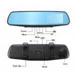 DVR Καθρέφτης Αυτοκινήτου TFT Full HD 1080P Καθρέφτης Αυτοκινήτου με Κάμερα και κάμερα οπισθοπορείας Vehicle Black Box