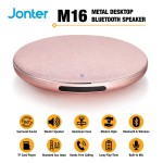 Jonter M-19 Φορητό Bluetooth Ηχείο 10W USB/SD/AUX Multimedia Player Ροζ