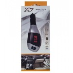 Transmitter Αυτοκινήτου Bluetooth MP3 Player & Φορτιστής USB Αυτοκινήτου Car Kit X7 με Χειριστήριο