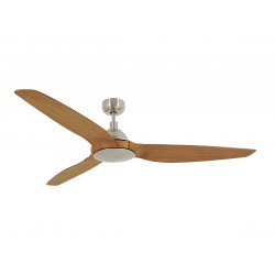 Lucci Air Airfusion Type A Brushed Chrome DC Ανεμιστήρας Οροφής με Τηλεχειριστήριο 80211010