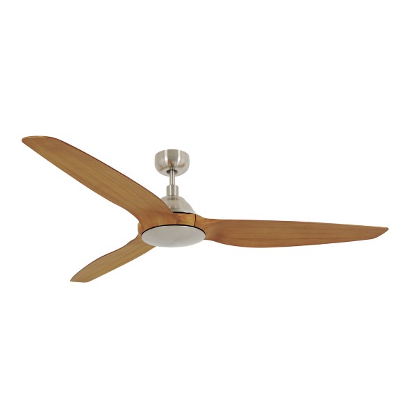 Lucci Air Airfusion Type A Brushed Chrome DC Ανεμιστήρας Οροφής με Τηλεχειριστήριο 80211010