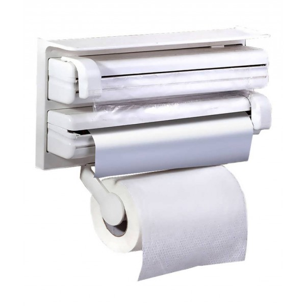 Πολυθήκη Ρολών Κουζίνας 3 In 1 Kitchen Triple Paper Dispenser & Holder