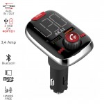 AKAI FMT-74BT FM TRANSMITTER ΜΕ HANDS FREE, ΦΟΡΤΙΣΤΗ ΑΥΤΟΚΙΝΗΤΟΥ, BLUETOOTH, AUX-IN/OUT, MICRO SD ΚΑ