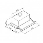 Pyramis Essential 60 Λευκός Συρόμενος Απορροφητήρας 065017102