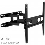 OSIO OSM-5865 ΒΑΣΗ ΤΗΛΕΟΡΑΣΗΣ 26″ – 65″ – VESA 400 X 400