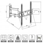 OSIO OSM-7860 ΒΑΣΗ ΤΗΛΕΟΡΑΣΗΣ 26″ – 60″ – VESA 400 X 400