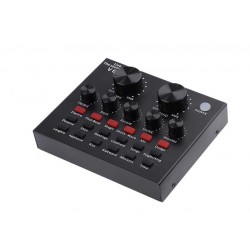 V8 Εξωτερική Κάρτα ήχου USB για Ζωντανή Μετάδοση για κινητά και Η/Υ