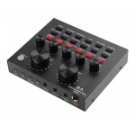 V8 Εξωτερική Κάρτα ήχου USB για Ζωντανή Μετάδοση για κινητά και Η/Υ 