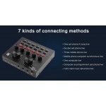 V8 Εξωτερική Κάρτα ήχου USB για Ζωντανή Μετάδοση για κινητά και Η/Υ 