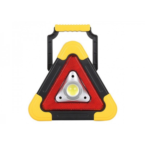 Επαναφορτιζόμενος Φακός Εργασίας - Φωτιστικό Ασφαλείας - Powerbank - COB LED 500 Lumens - Τρίγωνο Αυτοκινήτου HB-6609