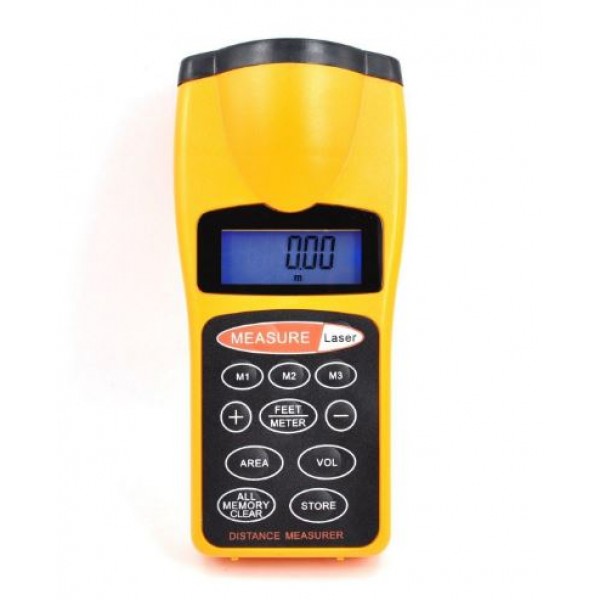 Ψηφιακό αποστασιόμετρο υπερήχων Ultrasonic CP-3007 Distance Measure Laser Point