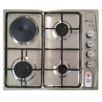 Multihome LX-412BF Inox Μικτή Εστία Αερίου