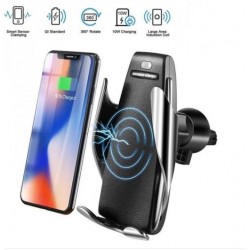 Ασύρματος Φορτιστής με Αυτόματο Κλιπ - Smart Sensor Car Wireless Charger S5