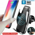 Ασύρματος Φορτιστής με Αυτόματο Κλιπ - Smart Sensor Car Wireless Charger S5