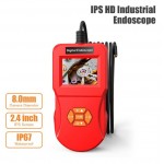 Ψηφιακή Ενδοσκοπική κάμερα IP67 HD με Ψηφιακή οθόνη 2,4 ιντσών 8 mm με 3 μέτρα καλώδιο Inskam-127
