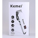 Kemei Επαναφορτιζόμενη Επαγγελματική Κουρευτική Μηχανή KM-809A