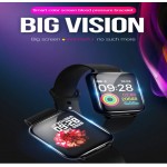 Smart Watch με Oθόνη Aφής B57 Μαύρο