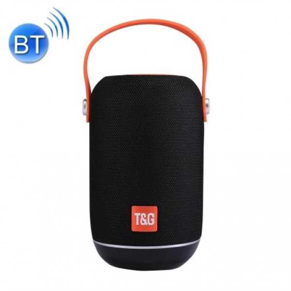 T&G TG-107 Bluetooth Επαναφορτιζόμενο φορητό ηχείο Μαύρο ισχύος 10W
