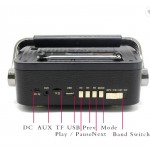 Meier M-180 BT Επαναφορτιζόμενο Ραδιόφωνο Bluetooth USB, SD Κόκκινο