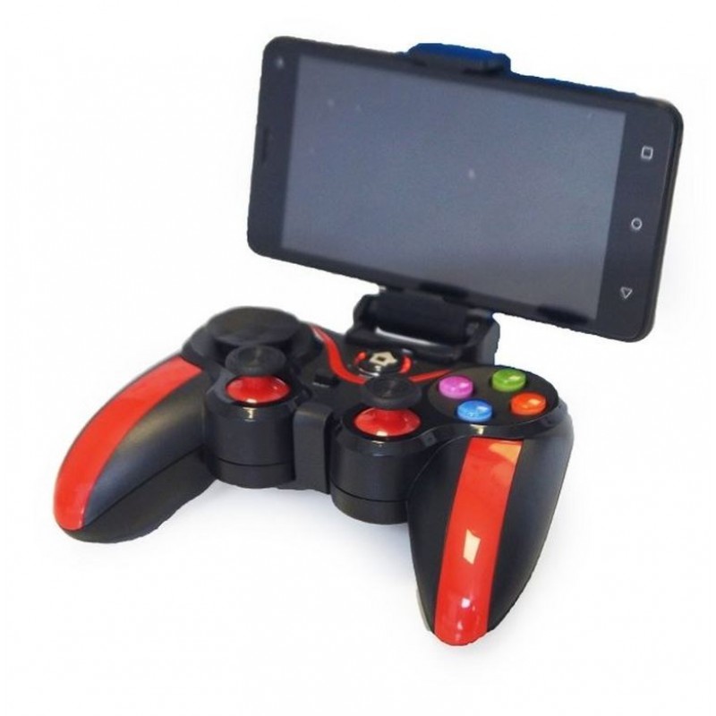 Asyrmato Xeiristhrio Bluetooth Gamepad Va 013 Kokkino