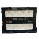 Προβολέας RGB SLIM LED 100W Αδιάβροχος IP66 με εναλλαγή χρωμάτων και  τηλεχειριστηριο