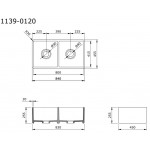 BOCCHI 1139 Brown Matt ΝΕΡΟΧΥΤΗΣ ΠΟΡΣΕΛΑΝΗΣ ΕΠΙΚΑΘΗΜΕΝΟΣ 84x46cm