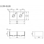 BOCCHI 1139 Brown Matt ΝΕΡΟΧΥΤΗΣ ΠΟΡΣΕΛΑΝΗΣ ΕΠΙΚΑΘΗΜΕΝΟΣ 84x46cm