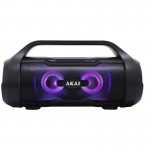 AKAI ABTS-50 ΑΔΙΑΒΡΟΧΟ ΦΟΡΗΤΟ ΗΧΕΙΟ BLUETOOTH ΜΕ TWS, USB, LED, MICRO SD ΚΑΙ AUX-IN – 30W