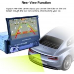 Universal Οθόνη αυτοκινήτου υψηλής ευκρίνειας Bluetooth , 1 DIN 7 ιντσών SD RK-7158B