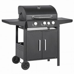 Bormann BBQ3100 Ψησταριά Υγραερίου 3+1 Εστιών Με Μαντεμένια Σχάρα