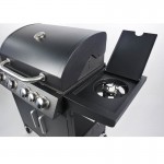 Bormann BBQ3100 Ψησταριά Υγραερίου 3+1 Εστιών Με Μαντεμένια Σχάρα (015413)