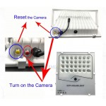 Ηλιακός Προβολέας 150W με ενσωματωμένη κάμερα ασφαλείας CCTV με έλεγχο WIFI μέσω εφαρμογής MJ-2020