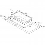 Bertazzoni PM36 5 00 X Αυτόνομη Εστία Αερίου