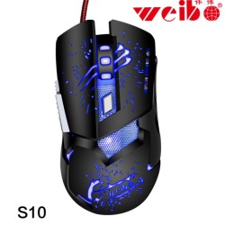 Weibo S-10 Ενσύρματο Ρυθμιζόμενο Gaming ποντίκι
