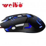 Weibo S-10 Ενσύρματο Ρυθμιζόμενο Gaming ποντίκι
