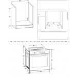 Thermogatz TGS 5511 BL Rustic Εντοιχιζόμενος Φούρνος Αερίου