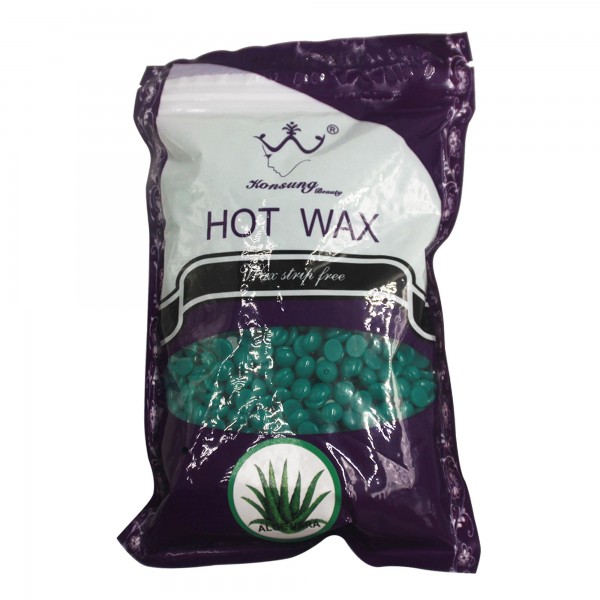 Konsung Hot Wax Beans Ζεστό Αποτριχωτικό Κερί 500G Aloe Vera