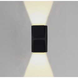 Lediary LE-2011 Φωτιστικό Τοίχου Απλίκα 6W Αλουμίνιο IP65 Up-Down Θερμό Φως