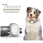 Αδιάβροχο κολάρο gps tracker σκύλου / γάτας / κατοικίδιων ζώων GPSONE OEM GT011 Άσπρο/ Γκρι