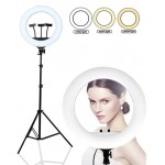 Ring Light Lamp RL-21 Επαγγελματικό Φωτιστικό Δαχτυλίδι Led 54cm Με Μεγάλο Τρίποδο Και Τηλεκοντρόλ