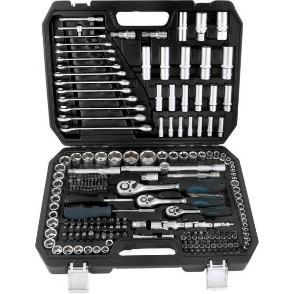 Bormann BHT5220 Καρυδάκια 1/2, 1/4 & 3/8 Με Καστάνια 215Τεμ (028246)